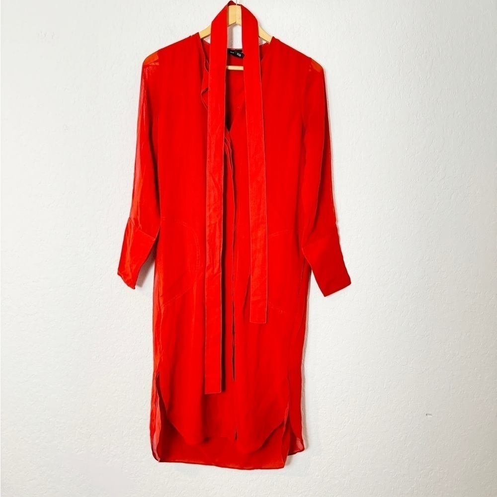 Club Monaco Silk Shirt Dress